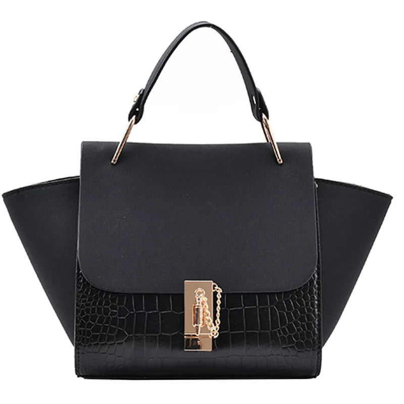 Matte PU Leather Women's Handbag Large Shoulder Bag