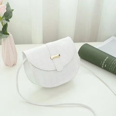 Solid High Shoulder Messenger Bags For Women Ladies
