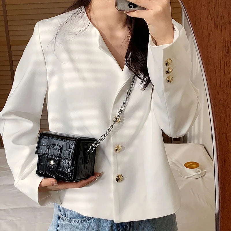 Mini Messenger Bag Chain Crossbody Shoulder Side Bag for Women