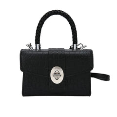 Crocodile Pattern Crossbody Bag Small Messenger Clutch Handbag