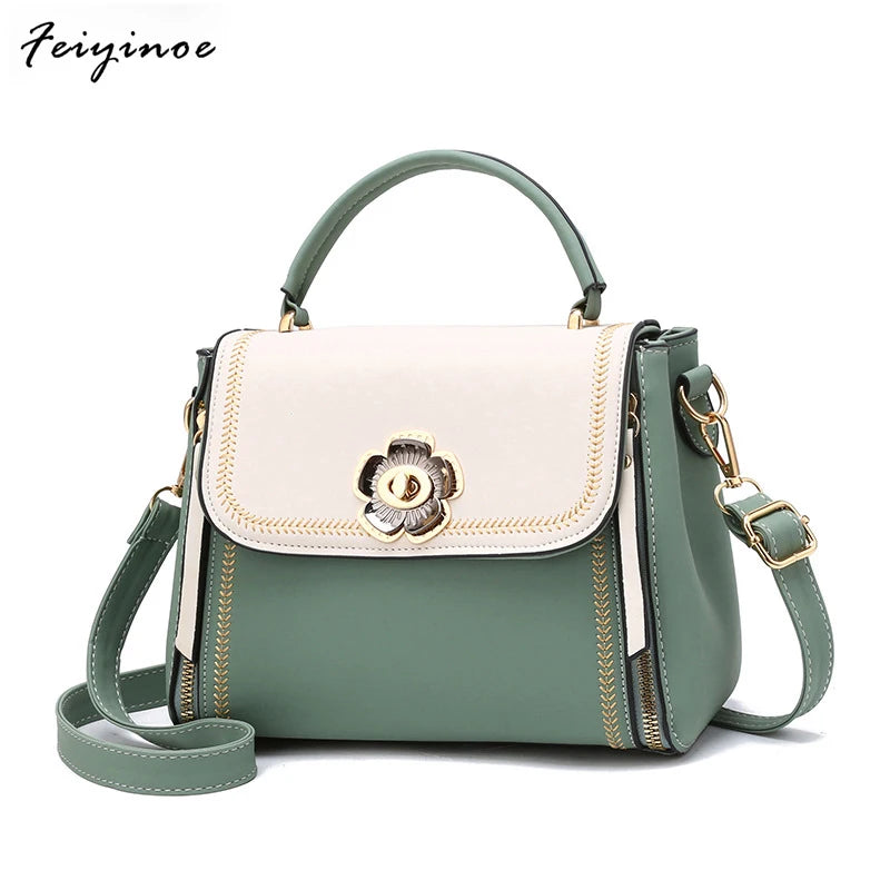 Women Shoulder Bag PU Leather Crossbody Messenger Bags Ladies Handbag
