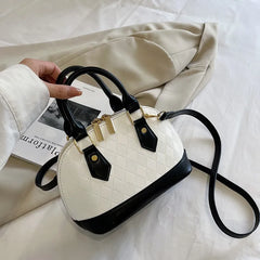 Diamond Lattice Shell Bag Crossbody Chain Shoulder Messenger Bag