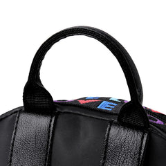 Small Backpack and Satchel Rucksack for Women, Nylon School Bag