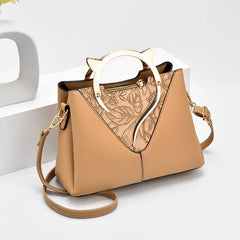 Embroidery Large Capacity Single Shoulder Bag Cross-body Handbag