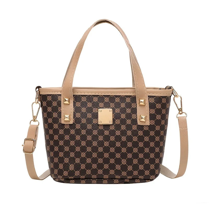 Solid Chain Crossbody Shoulder Bag for Women