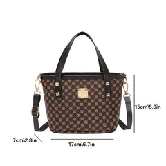 Solid Chain Crossbody Shoulder Bag for Women