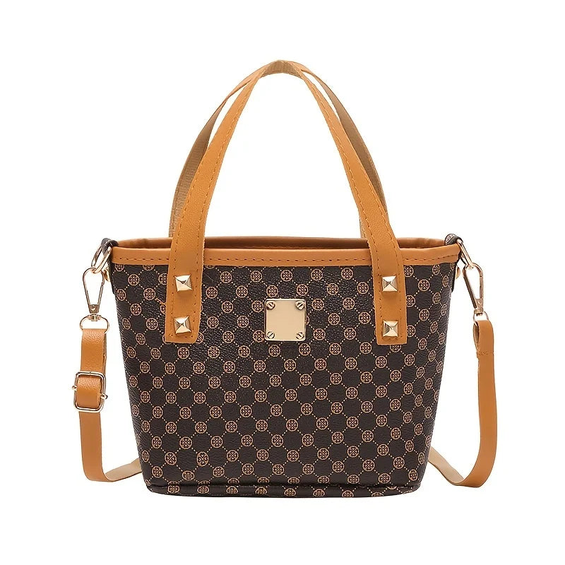 Solid Chain Crossbody Shoulder Bag for Women