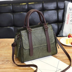Retro Large Capacity One Shoulder Crossbody Bag