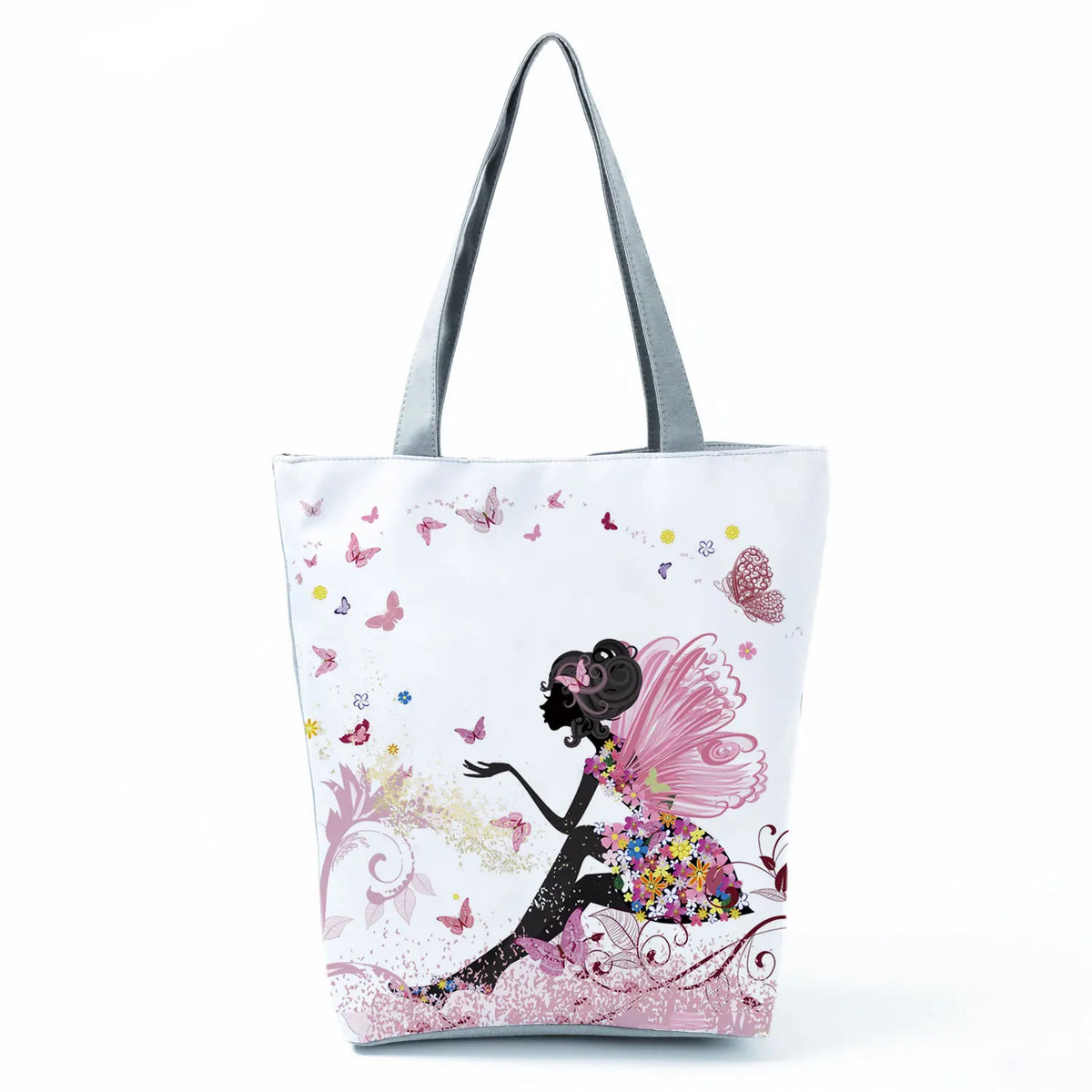 Pattern Shoulder Bag Wishing Girl Print Eco Reusable Shopping Bags Women Large T