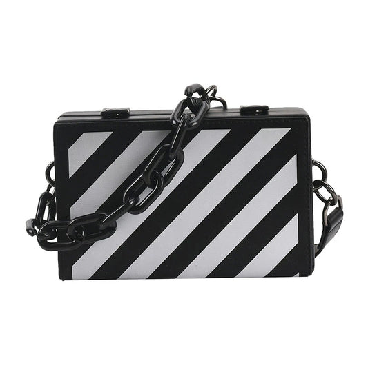Mini Messenger Bag Small Shoulder Box Messenger Bag PU Leather Handbag