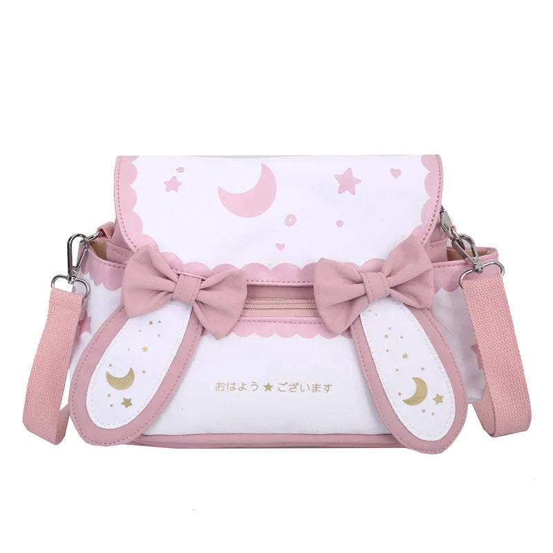 Lolita Moon Star Bow Tie Women Shoulder Bag