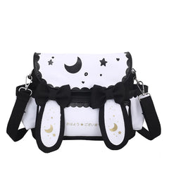 Lolita Moon Star Bow Tie Women Shoulder Bag
