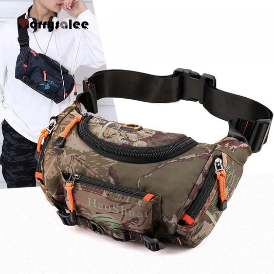 Men's Shoulder Bag High Nylon Sports Messenger Crossbody