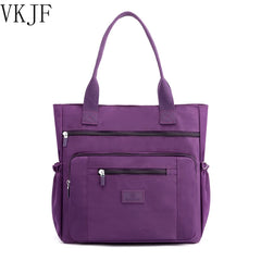 Nylon Messenger Bag Women Shoulder Handbag Large Tote Shopping