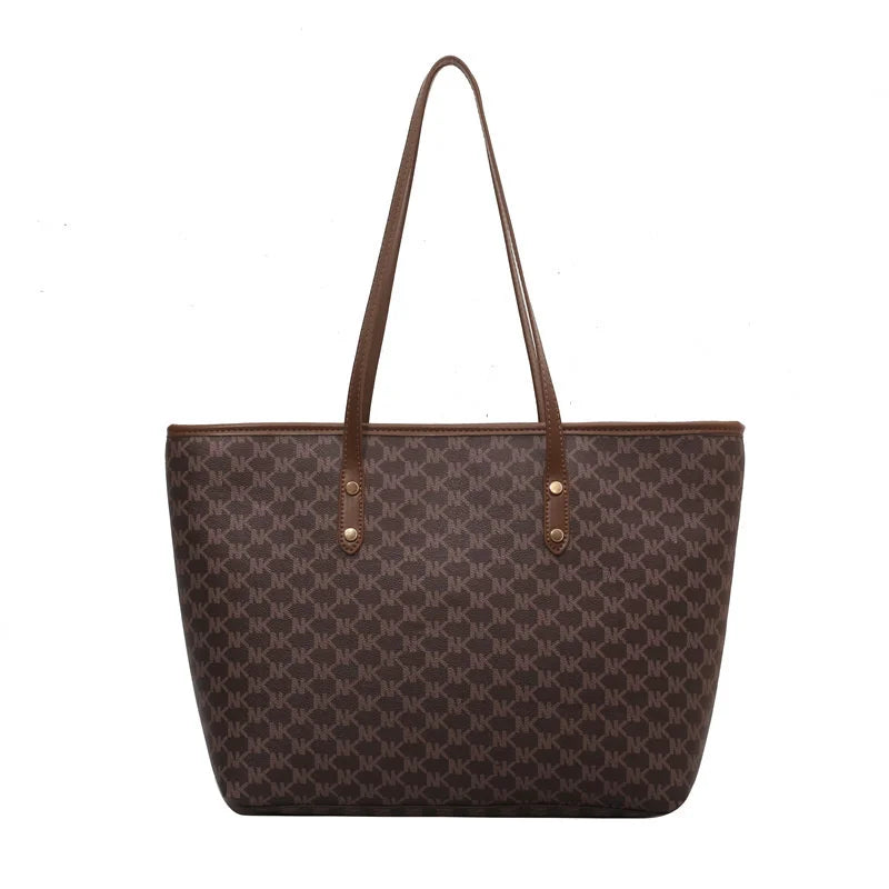 Large Capacity Office Lady Shoulder Bag for Commuting and Holiday Parties