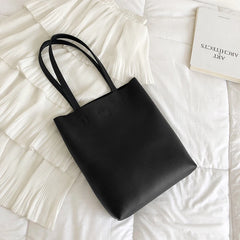 Women's High PU Leather Tote Bag Stylish Shoulder Handbag