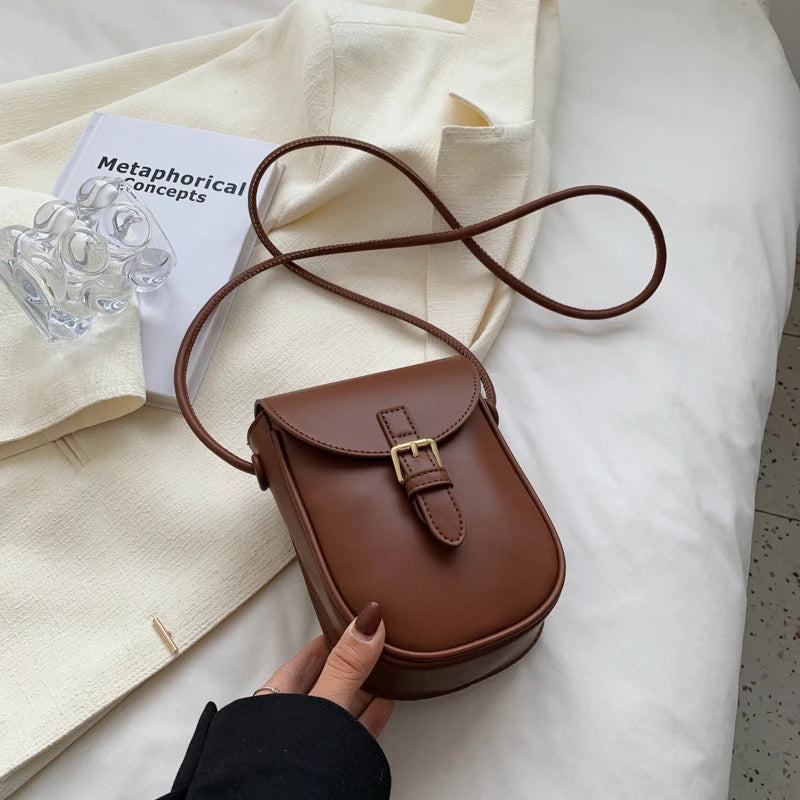 Women's Mini Crossbody Bag PU Leather Shoulder Messenger Packet
