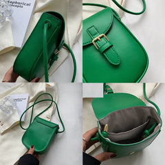 Women's Mini Crossbody Bag PU Leather Shoulder Messenger Packet