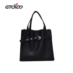 Summer Solid Women Handbag Retro Soft Leather Travel Shoulder Bag