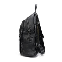 Classic Practical Backpack with Side Pockets Shoulder Bag