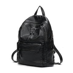 Classic Practical Backpack with Side Pockets Shoulder Bag