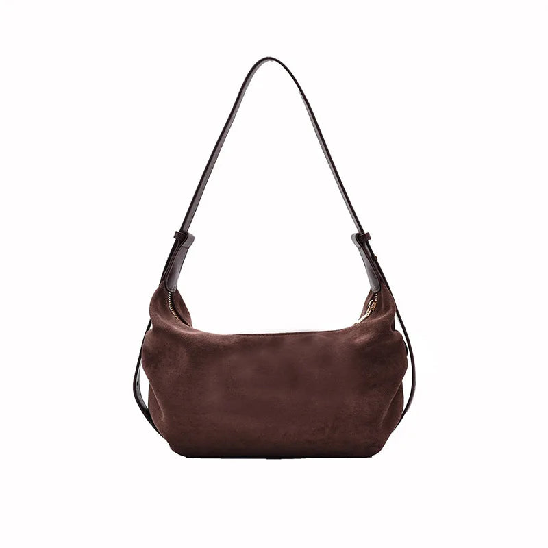 PU Leather Underarm Shoulder Bag for Women High Capacity Tote Bag