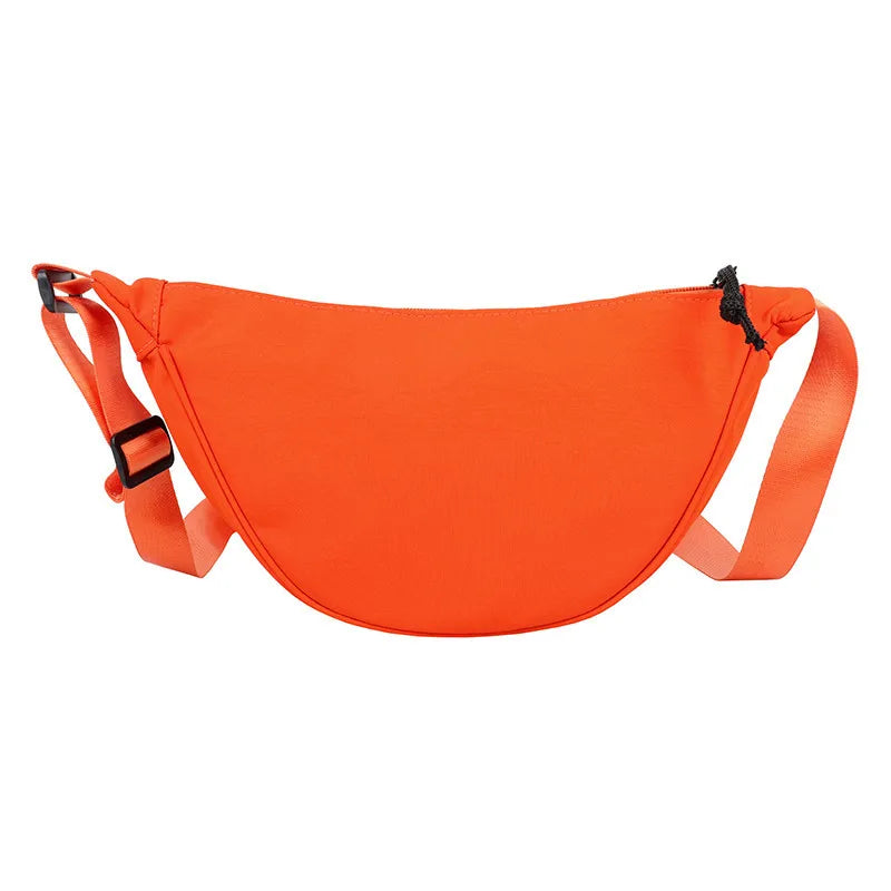 Women's Wind Vane Shoulder Bag Big Capacity Nylon Dumpling Bag