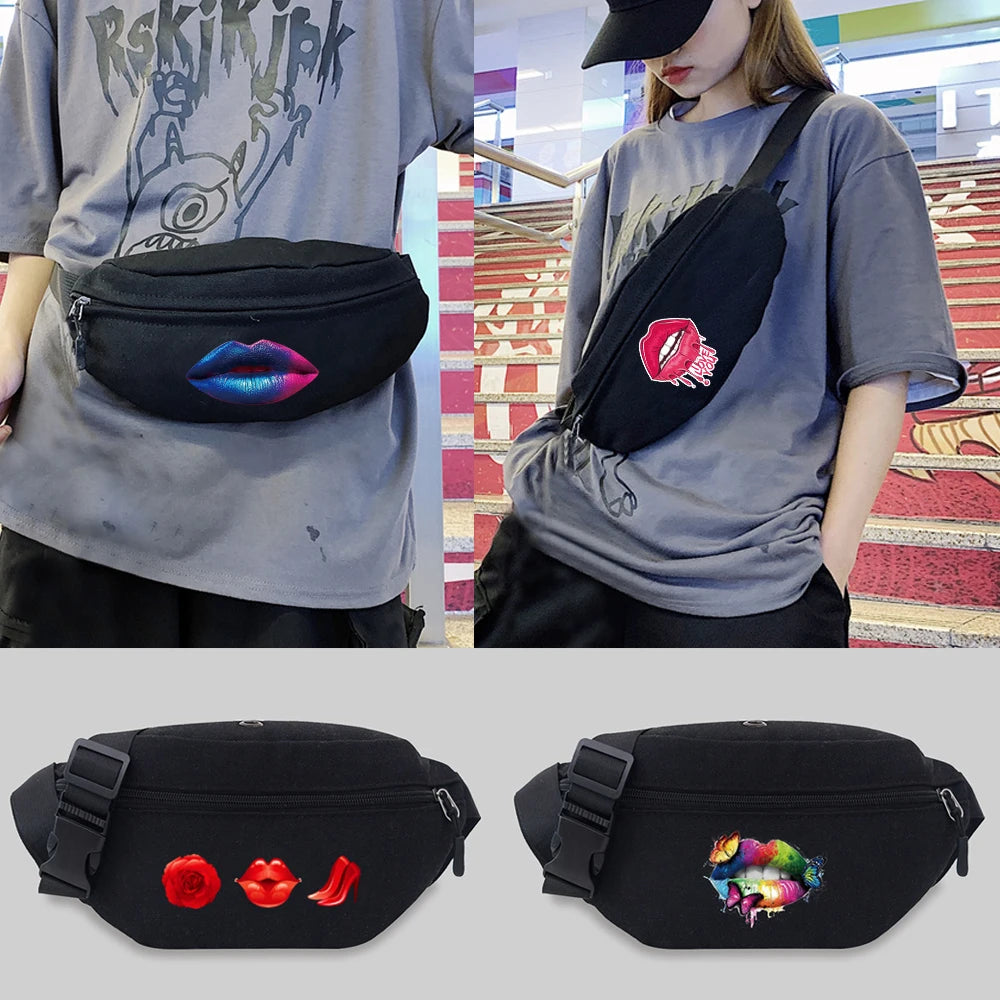 Travel Waist Bag Men Shoulder Crossbody Bag Outdoor Sports Waist Storage Bag