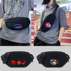 Travel Waist Bag Men Shoulder Crossbody Bag Outdoor Sports Waist Storage Bag