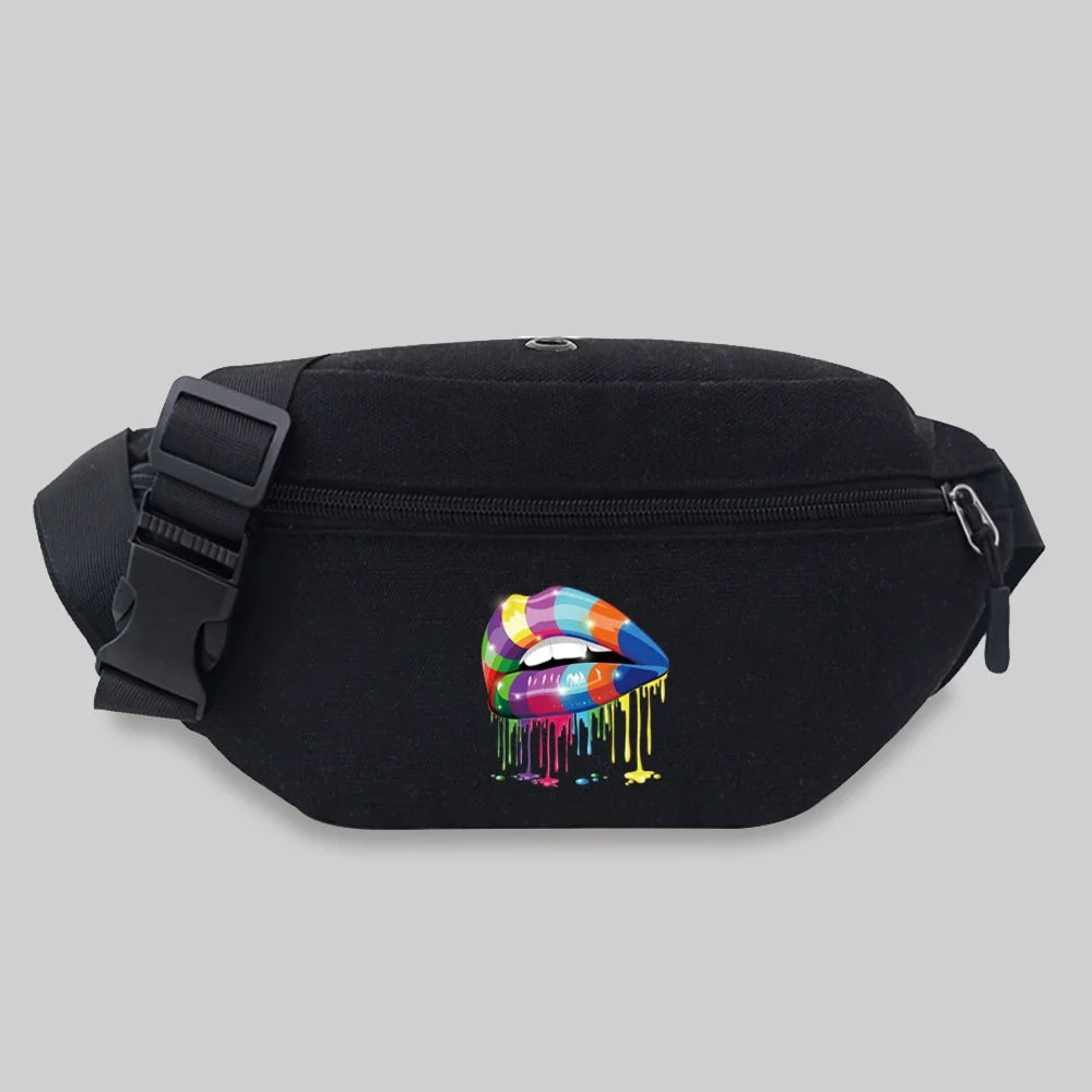 Travel Waist Bag Men Shoulder Crossbody Bag Outdoor Sports Waist Storage Bag