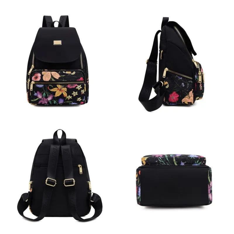 Women Nylon Backpacks Shoulder Bags Female Backpack Ladies Travel Backpack
