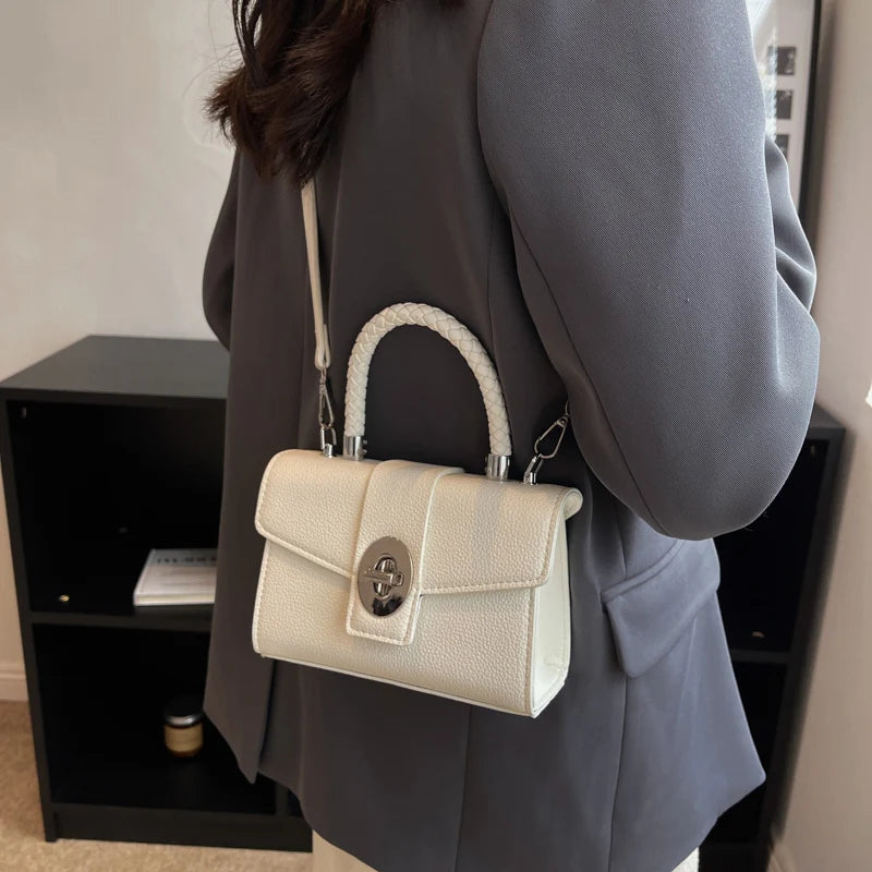 Women PU Leather Phone Sling Bag Crossbody Bag Solid