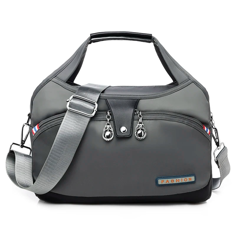 Women's Oxford Shoulder Bag Large Capacity Tote Bag with 10 Pockets