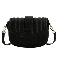 Women's Nubuck Pu Leather Saddle Bag Daily Crossbody