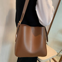 Women's Large Capacity Tote Bucket Bag