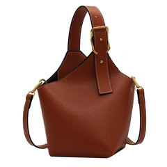 Women's Shoulder Messenger Bag Large Capacity Tote Bucket Bag