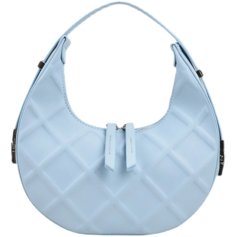 Female PU Leather Texture Underarm Bag