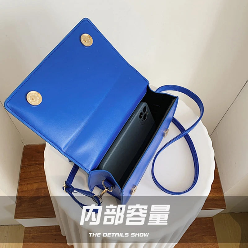 Green Leather Crossbody Shoulder Bag for Women