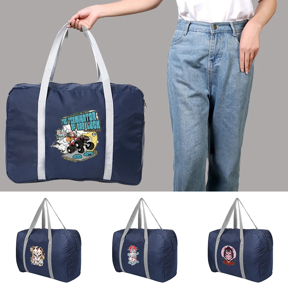 Foldable Travel Bags Unisex Clothes Organizer Duffle Bag