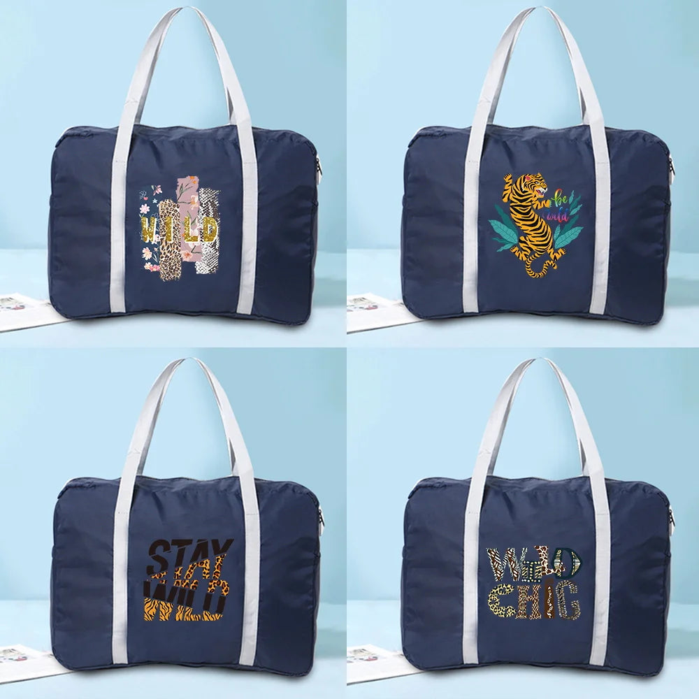 Foldable Travel Bags Duffle Bag Organizers Unisex Clothes