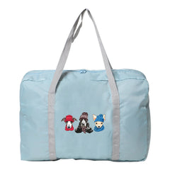 Foldable Travel Bags Women Fitness Yoga Luggage Tote Bag Pattern Nylon
