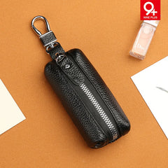 Leather Keychain Men Women Key Holder Organizer Pouch Car Long Key Bag