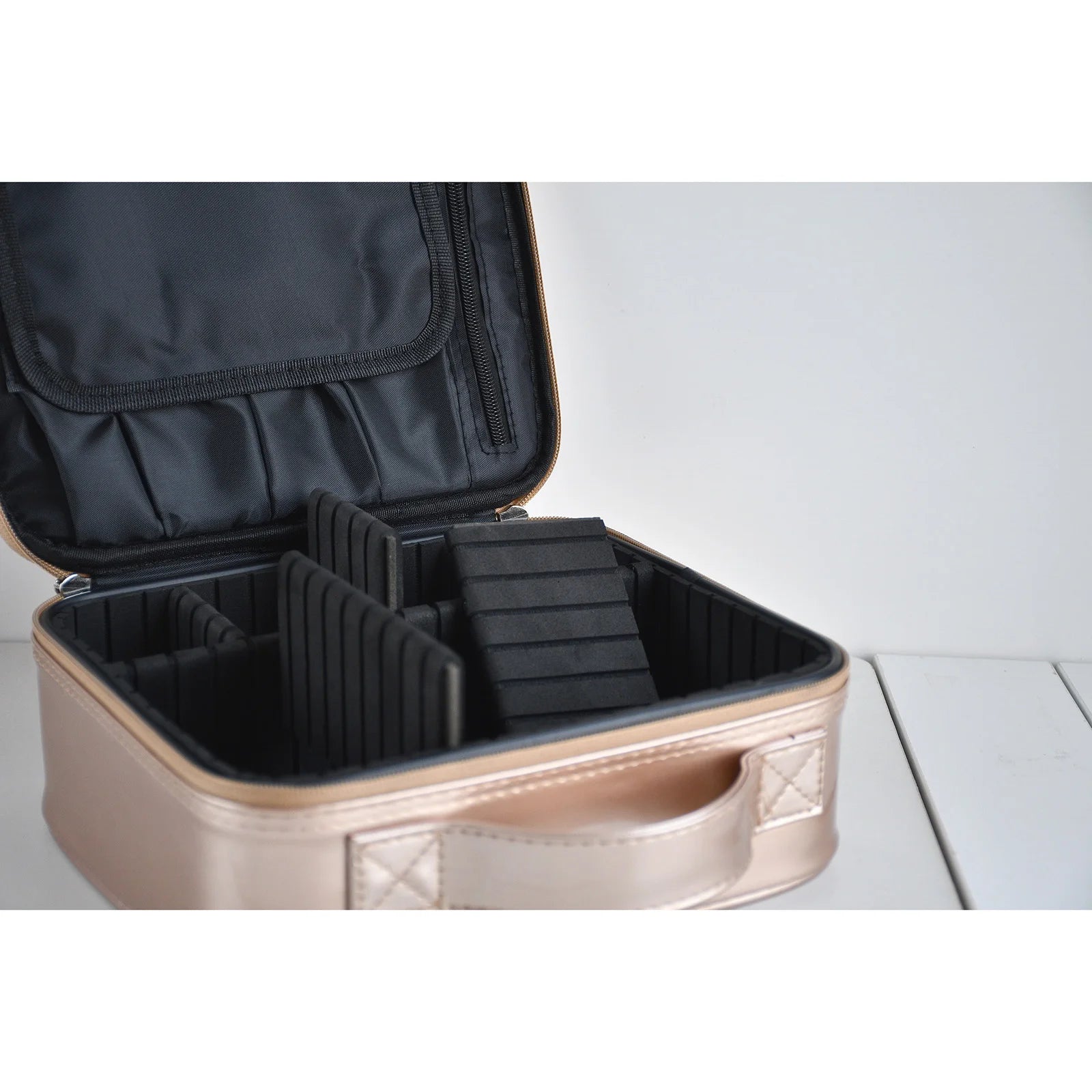 PU Leather Makeup Bag Large Capacity Travel Cosmetic Case