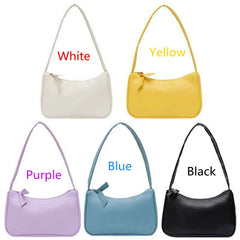 Retro PU Leather Shoulder Tote Underarm Bag