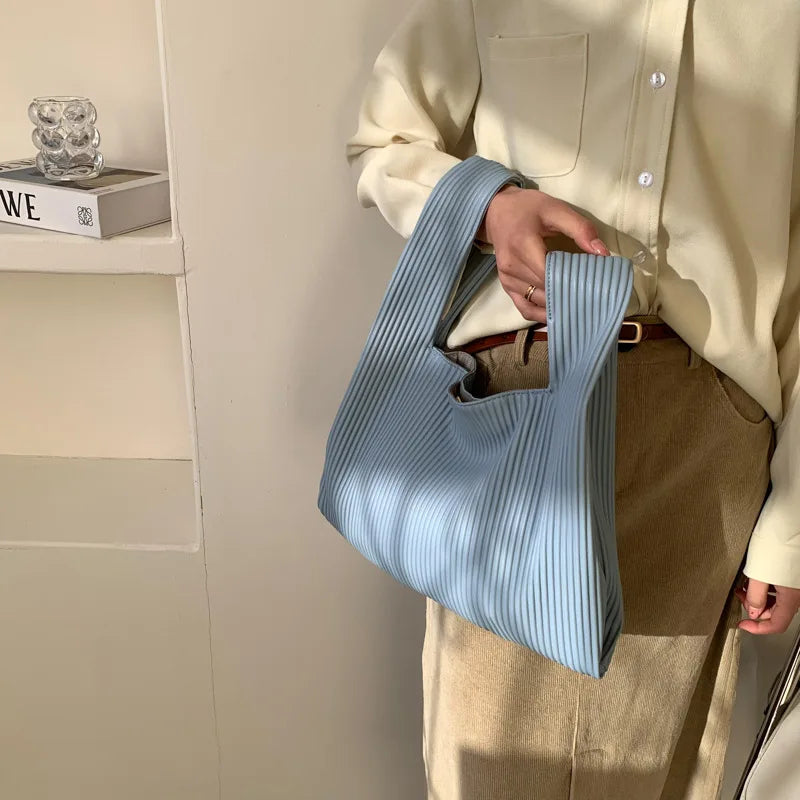 Retro PU Leather Top Handle Bag Women Shoulder Totes Underarm Small Clutch