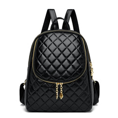 Leather Backpack Women Shoulder Bags Travel Back pack School Bags for Girls