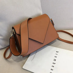 Women's PU Leather Shoulder Messenger Bag Casual Square S1982