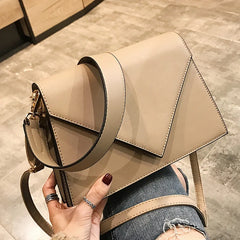 Women's PU Leather Shoulder Messenger Bag Casual Square S1982
