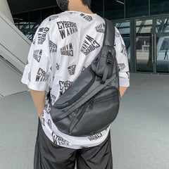 Unisex Hip Hop Chest Bag Nylon Shoulder Fanny Pack