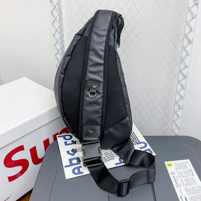 Unisex Hip Hop Chest Bag Nylon Shoulder Fanny Pack